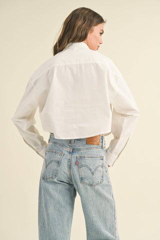 The Modern Muse Cropped Shirt