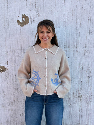 The Portside Collared Cardigan