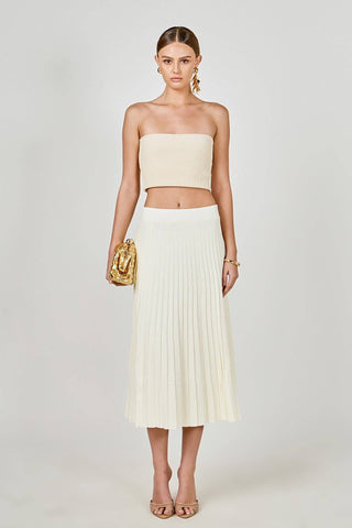 The Ivory Muse Knit Midi