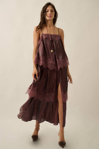 Plum Lace Affair