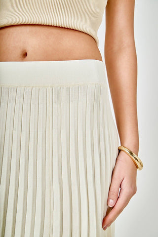 The Ivory Muse Knit Midi