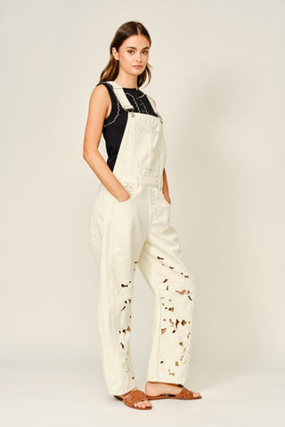 Magnolia Lace Overalls