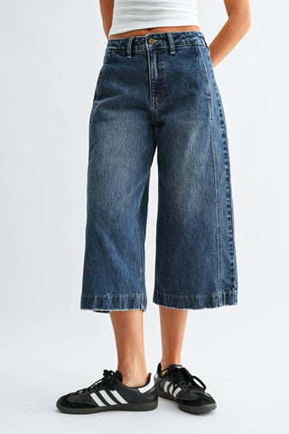 The Side Seam Wide Capri