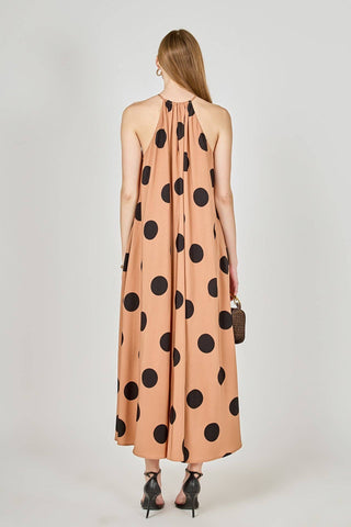 The Amélie Dot Halter Maxi