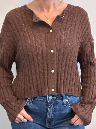 The Mocha Thread Cardigan