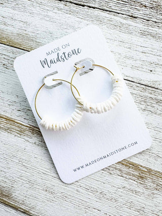 Sun & Shell Hoops