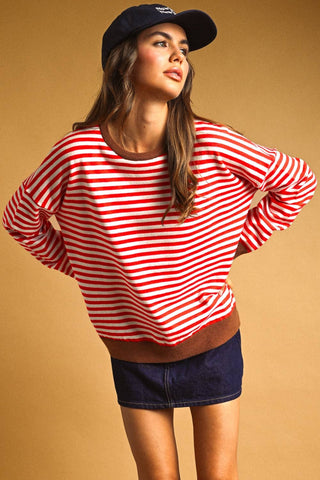 Cranberry Market Stripe