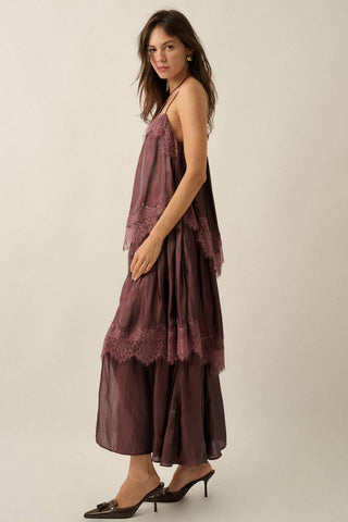 Plum Lace Affair