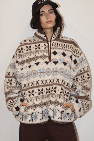 Aspen Fair Isle Sherpa