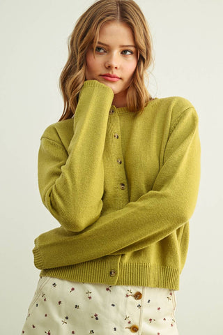 Pistachio Harvest Cardigan