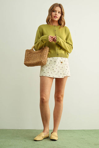 Pistachio Harvest Cardigan