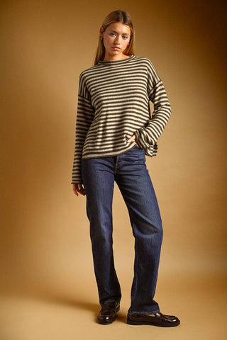 Olive Lane Stripe