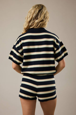Nautical Knit Romper