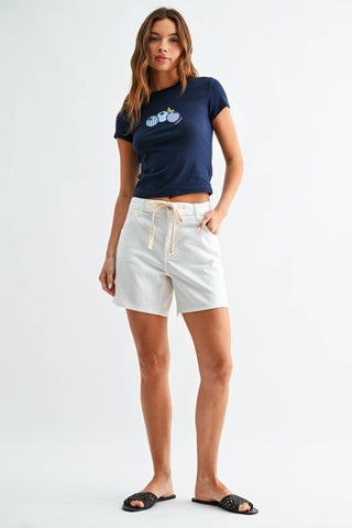 The Hamptons Linen Tie-Waist Shorts