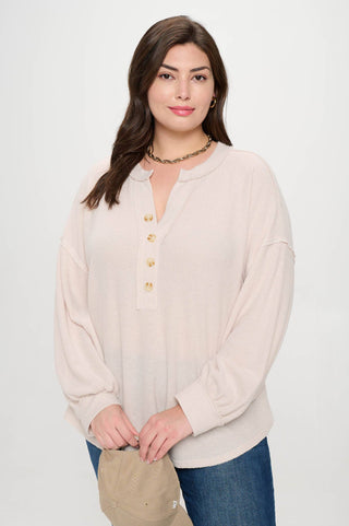 Sandstone Ease Henley Top