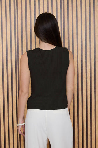 The Hampton Knit Button Vest