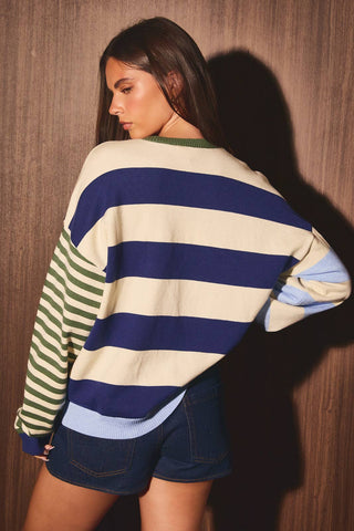 Maggie Stripe Sweater