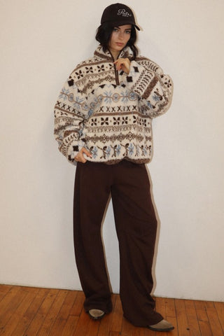 Aspen Fair Isle Sherpa