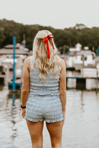 Nantucket Days Gingham Shorts