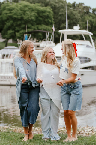 Coastal Cloud Drawstring Pants
