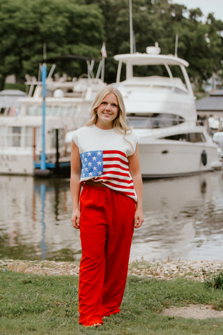All-American Knit Sweater Vest