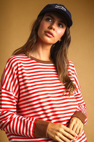 Cranberry Market Stripe