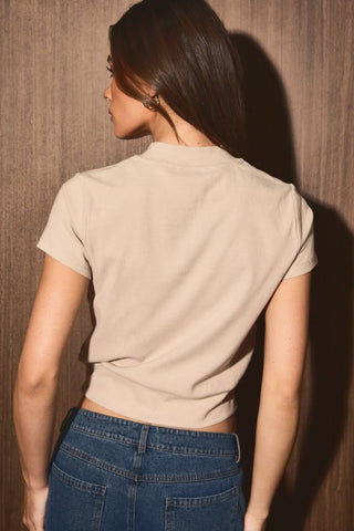 Harvest Button Top