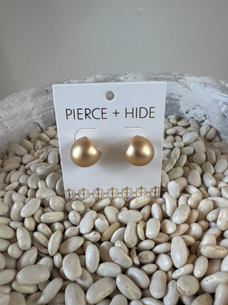 The It Girl Gold Dome Hoops