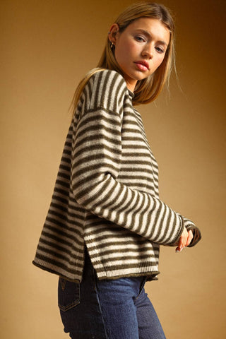 Olive Lane Stripe