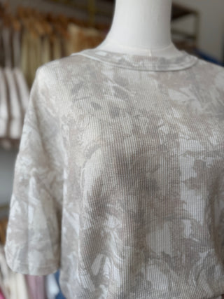 Camo Girl Ribbed Loose Tee