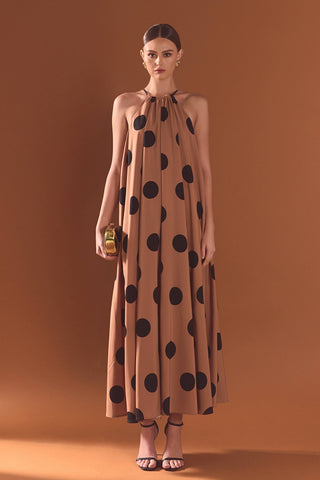 The Amélie Dot Halter Maxi