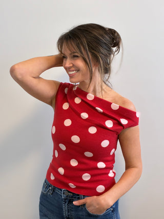 Polka Dot Kiss Sweater