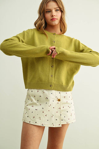 Pistachio Harvest Cardigan