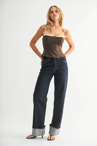 Harper Cuffed Jeans