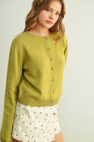 Pistachio Harvest Cardigan