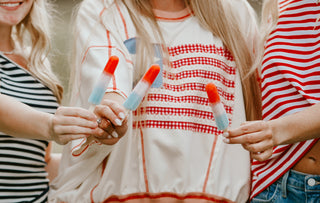 Freedom Stitch Oversized Top