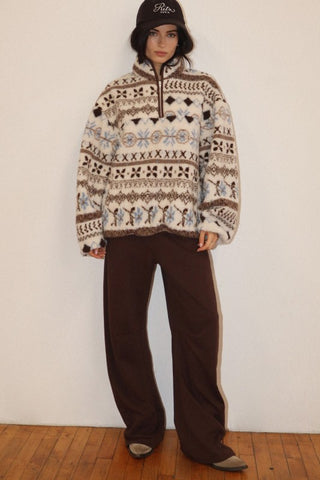 Aspen Fair Isle Sherpa