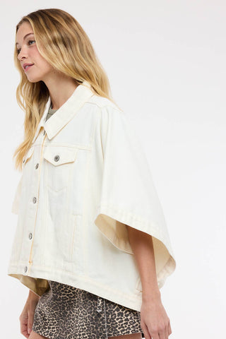 Driftwood Denim Poncho