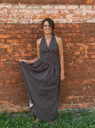 The Polka Breeze Maxi Dress