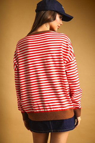 Cranberry Market Stripe