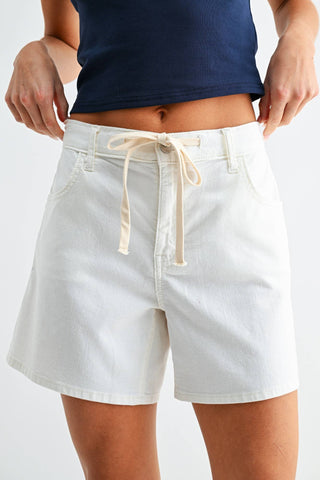 The Hamptons Linen Tie-Waist Shorts