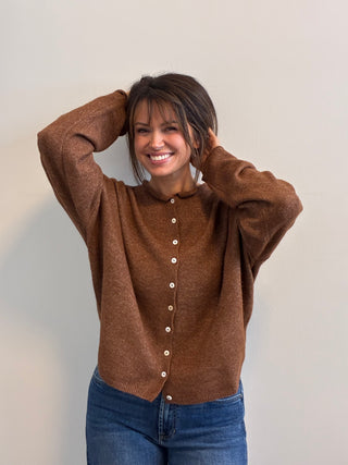 Brown Piper Cardigan