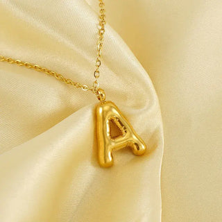 The Bubble Initial Necklace