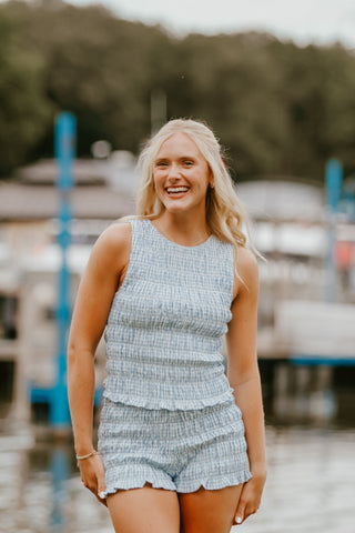 Nantucket Days Gingham Shorts