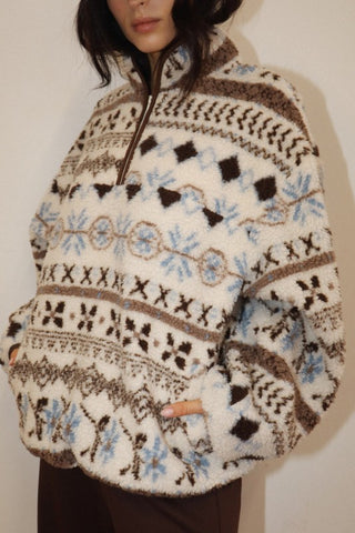 Aspen Fair Isle Sherpa