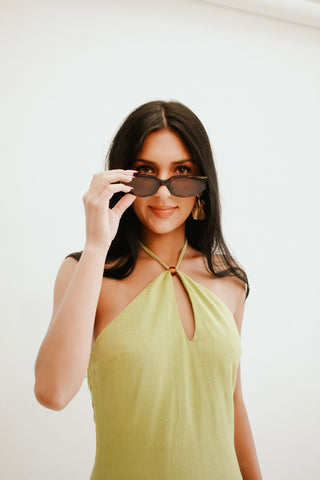 Astra – Women’s Anti-Reflective Narrow Cat-Eye Sunglasses