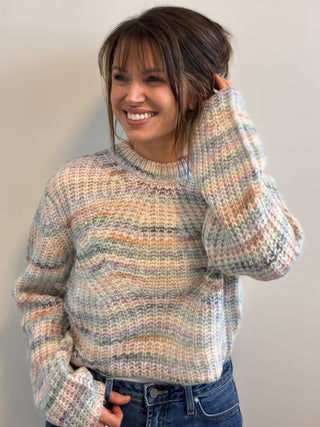 The Mint Meadow Stripe Sweater