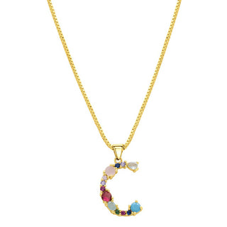 Aurora Initial Necklace