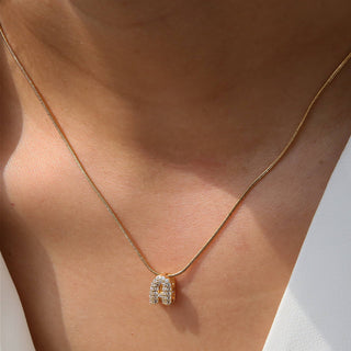 The Dainty Initial Spark Necklace