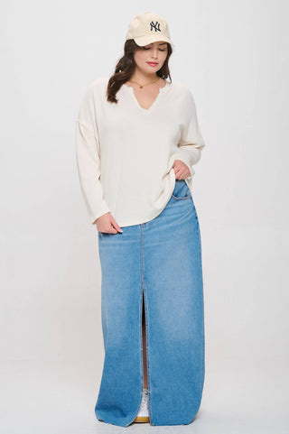Ivory Ease Notch Top